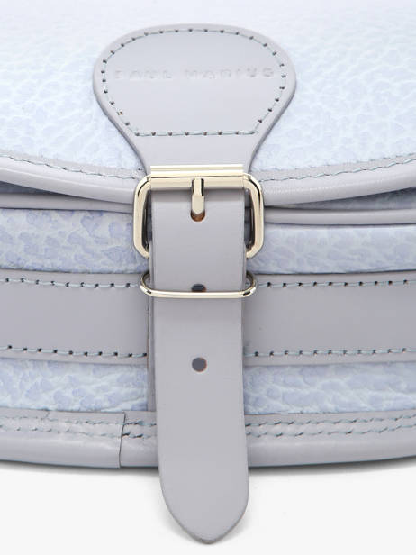 Sac Bandoulière Lavande Cuir Paul marius Bleu lavande BOHEMLAV vue secondaire 2