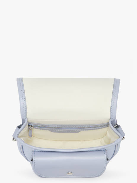 Sac Bandoulière Lavande Cuir Paul marius Bleu lavande BOHEMLAV vue secondaire 3