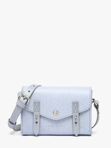 Sac Bandoulière Lavande Cuir Paul marius Bleu lavande MINILAV