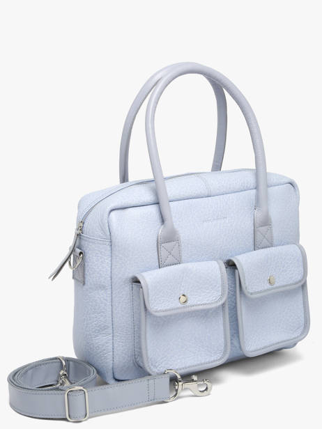 Sac Bandoulière Lavande Cuir Paul marius Bleu lavande DANDYLAV vue secondaire 1
