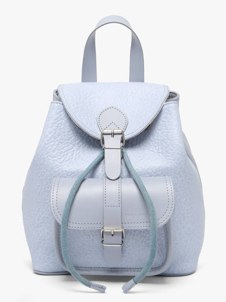 Sac à Dos Lavande Cuir Paul marius Bleu lavande BAROULAV