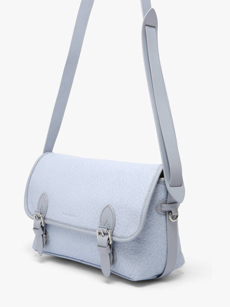 Sac Bandoulière Lavande Cuir Paul marius Bleu lavande LOULOLAV vue secondaire 1