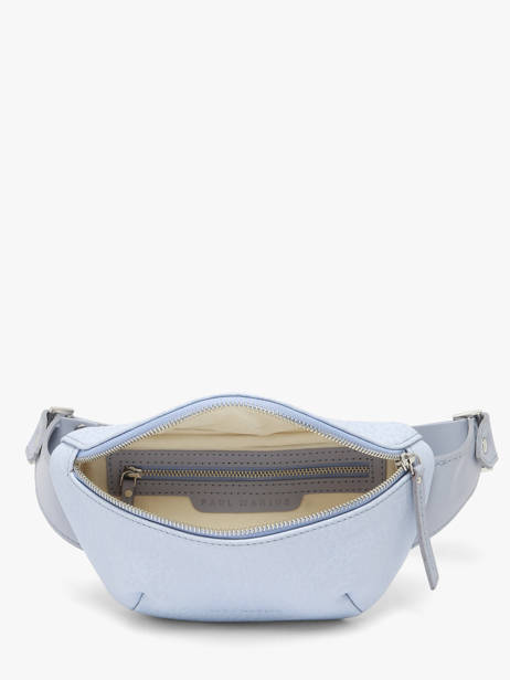 Belt Bag Leather Paul marius Blue lavande BANASLAV other view 2