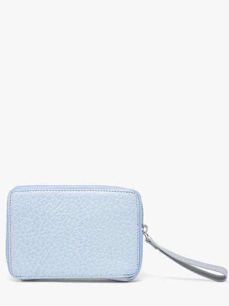 Wallet Leather Paul marius Blue lavande ALICELAV other view 2