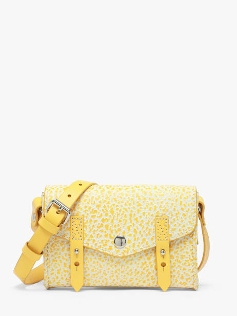 Sac Bandoulière Citronade Cuir Paul marius Jaune citronade MINICIT
