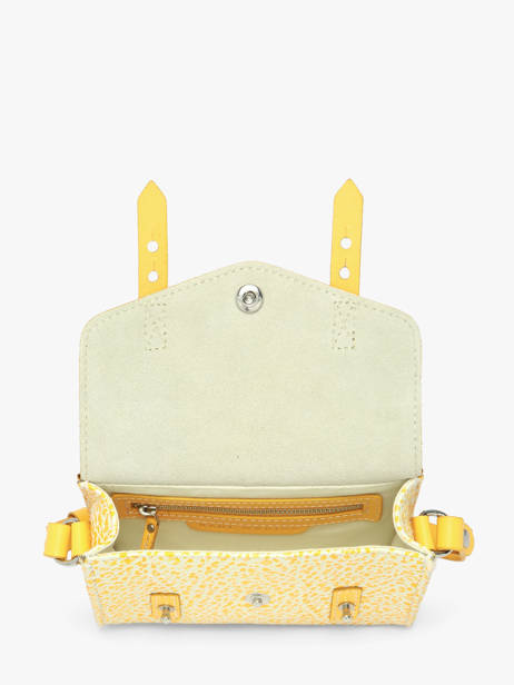 Sac Bandoulière Citronade Cuir Paul marius Jaune citronade MINICIT vue secondaire 2