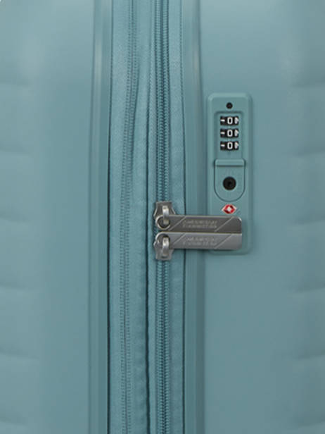 Expandable Cabin Luggage American tourister Blue neovibe 159930 other view 1