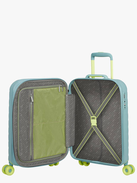 Expandable Cabin Luggage American tourister Blue neovibe 159930 other view 3