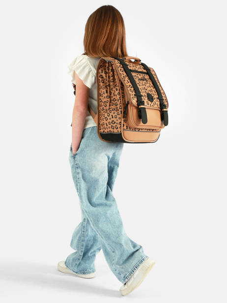 Sac à Dos 2 Compartiments Cameleon Marron vintage north SD39 vue secondaire 1