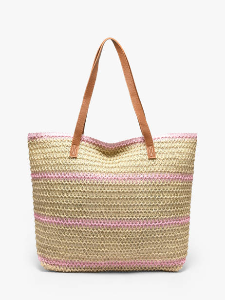 Shoulder Bag Plage Straw Gerard pasquier Pink plage P26031 other view 4
