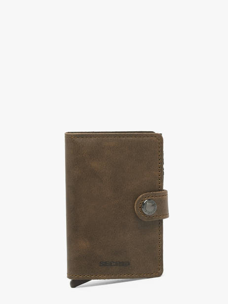 Porte-cartes Vintage Cuir Secrid Marron vintage MV