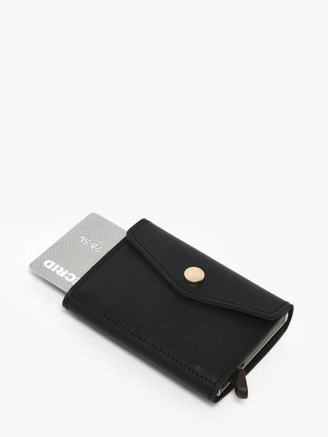 Porte-cartes Cuir Secrid Noir original EOR vue secondaire 2