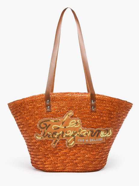 Sac Porté épaule Milos Paille Les tropeziennes Orange milos TZ01