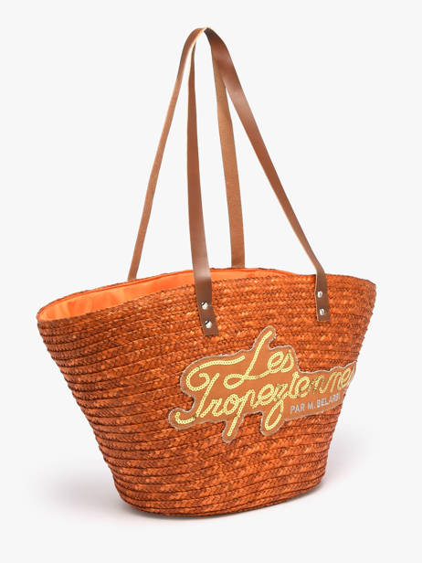 Sac Porté épaule Milos Paille Les tropeziennes Orange milos TZ01 vue secondaire 1
