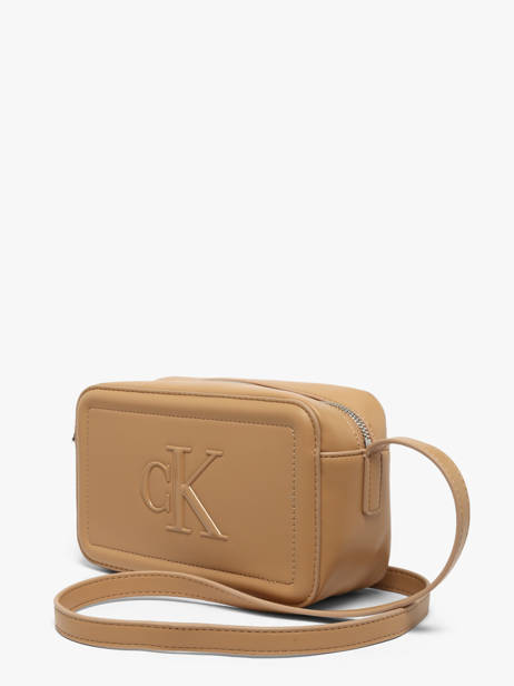 Sac Bandoulière Bold Calvin klein jeans Beige bold 4F3220G vue secondaire 1