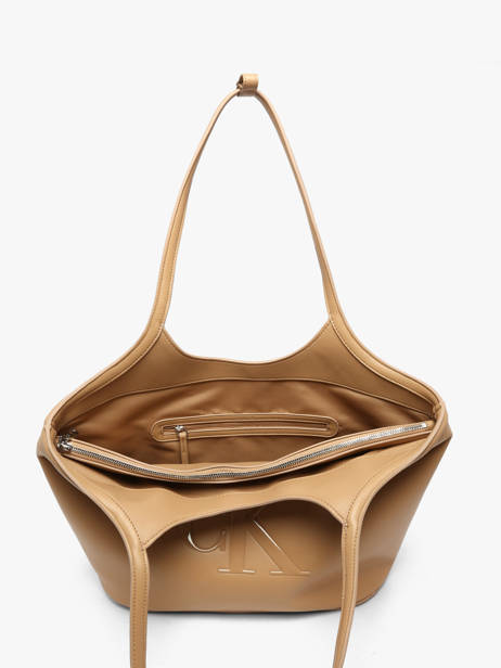 Sac Porté épaule Bold Calvin klein jeans Beige bold 4F3562G vue secondaire 2