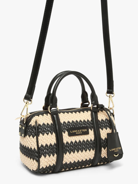 Sac Bandoulière Mini Osier Italie Lancaster Noir mini osier italie 72 vue secondaire 1