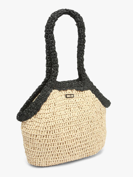 Sac Porté épaule Galets Papier Les tropeziennes Beige galets TZ02 vue secondaire 1