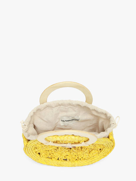 Sac Bandoulière Mediterranee Les tropeziennes Jaune mediterranee TZ03 vue secondaire 2