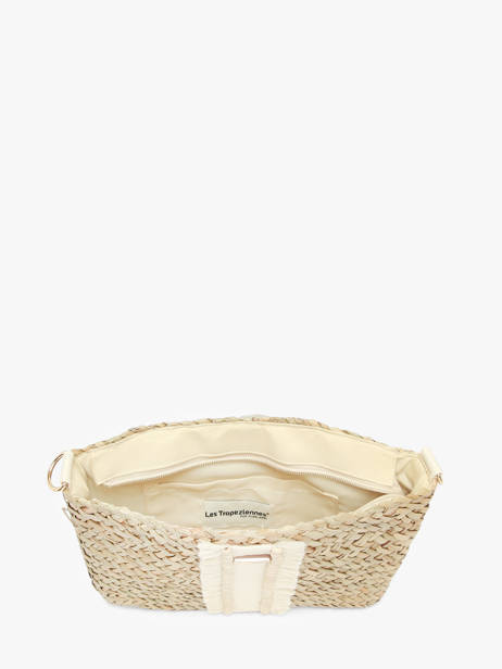 Sac Bandoulière Monaco Paille Les tropeziennes Beige monaco TZ02 vue secondaire 3
