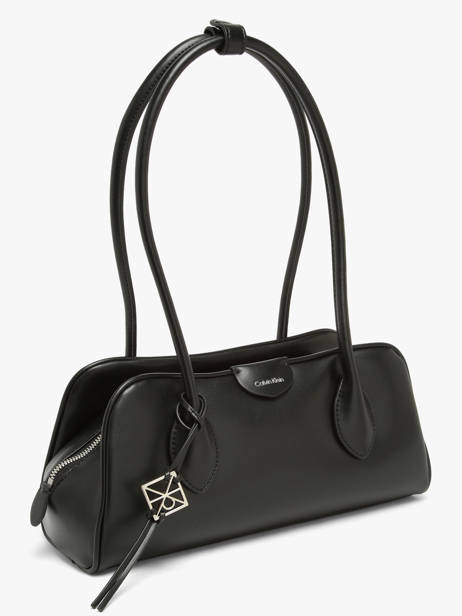 Sac Porté épaule Emblem Trio Calvin klein jeans Noir emblem trio 4F3369G vue secondaire 1