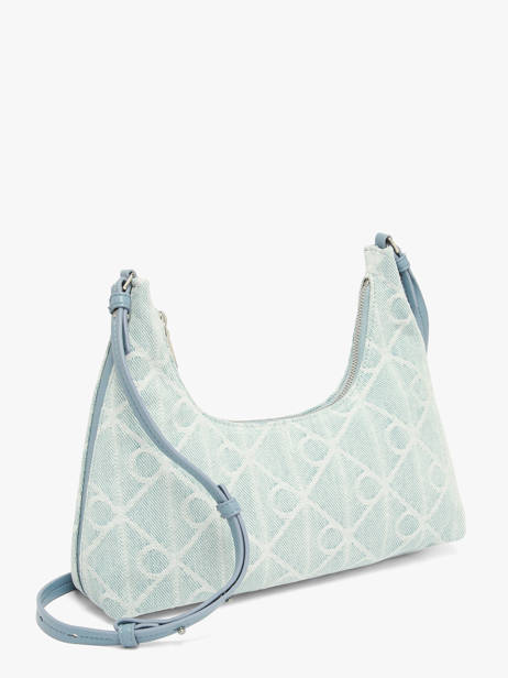 Shoulder Bag Emblem Denim Cotton Calvin klein jeans Blue emblem denim 4F3431G other view 1