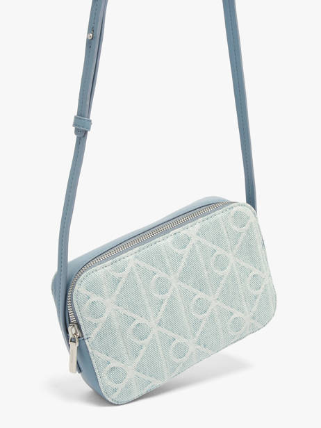 Sac Bandoulière Emblem Denim Coton Calvin klein jeans Bleu emblem denim 4F3430G vue secondaire 1