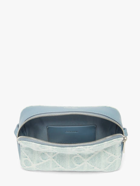 Sac Bandoulière Emblem Denim Coton Calvin klein jeans Bleu emblem denim 4F3430G vue secondaire 2