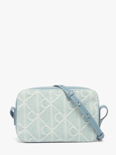 Sac Bandoulière Emblem Denim Coton Calvin klein jeans Bleu emblem denim 4F3430G vue secondaire 3
