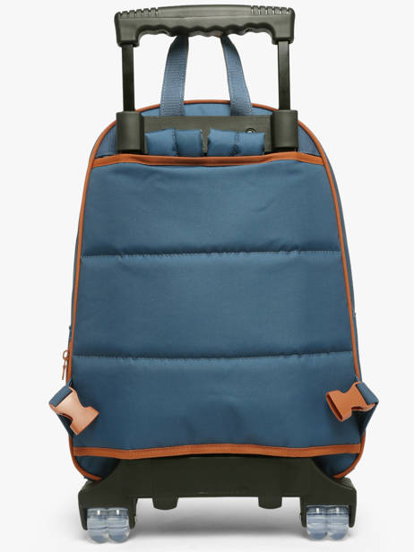 2-compartment Wheeled Schoolbag Tann's Blue les fantaisies g 73128 other view 4