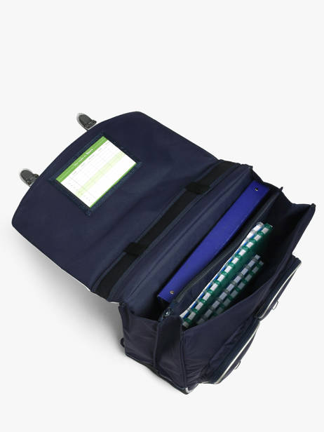 Cartable 2 Compartiments Tann's Bleu les fantaisies f 41268 vue secondaire 2