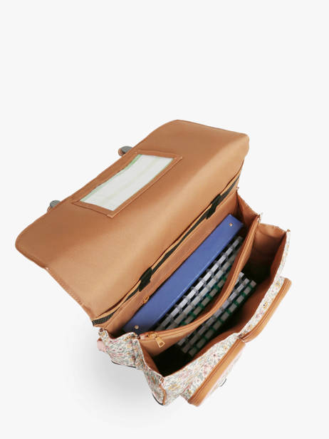2-compartment Wheeled Satchel Tann's Multicolor les fantaisies f 26432611 other view 2