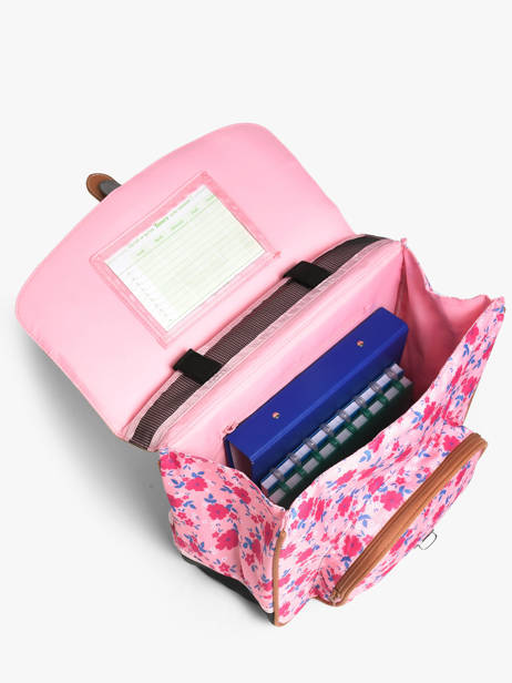 Cartable 1 Compartiment Tann's Rose les fantaisies f 26352613 vue secondaire 2