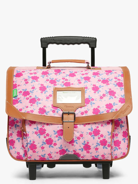 Cartable à Roulettes 2 Compartiments Tann's Rose les fantaisies f 26422613