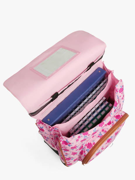 Cartable à Roulettes 2 Compartiments Tann's Rose les fantaisies f 26422613 vue secondaire 2