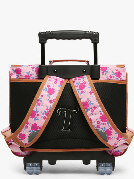 Cartable à Roulettes 2 Compartiments Tann's Rose les fantaisies f 26422613 vue secondaire 3