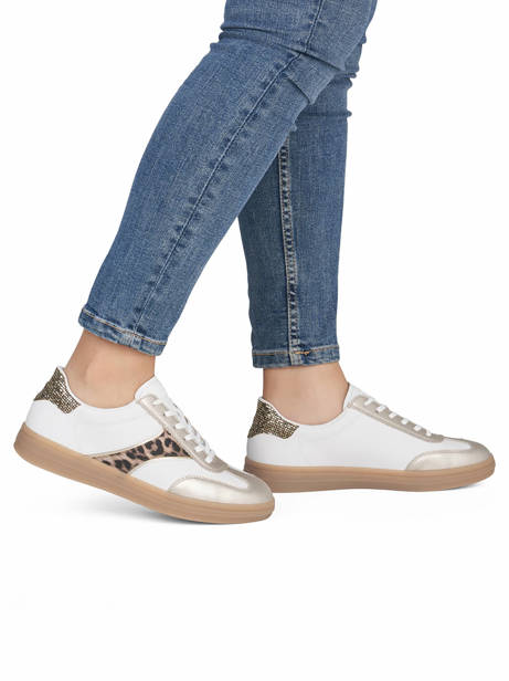 Sneakers In Leather Remonte White women 80 other view 1
