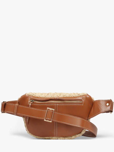 Sac Banane Paul marius Beige raphia BANANRAP vue secondaire 3