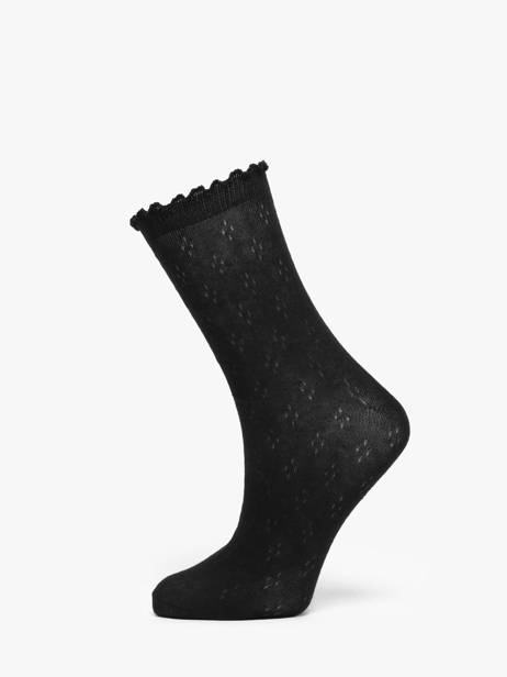 Chaussettes Pieces Noir socks women 17162338