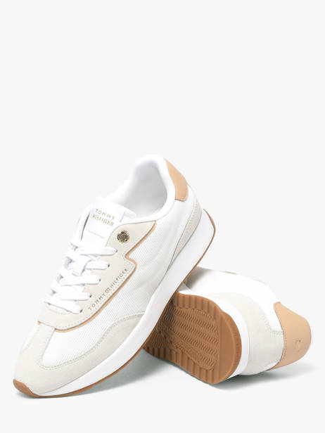 Sneakers En Cuir Tommy hilfiger Blanc women 94100F6 vue secondaire 2