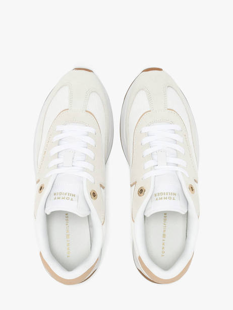 Sneakers En Cuir Tommy hilfiger Blanc women 94100F6 vue secondaire 3