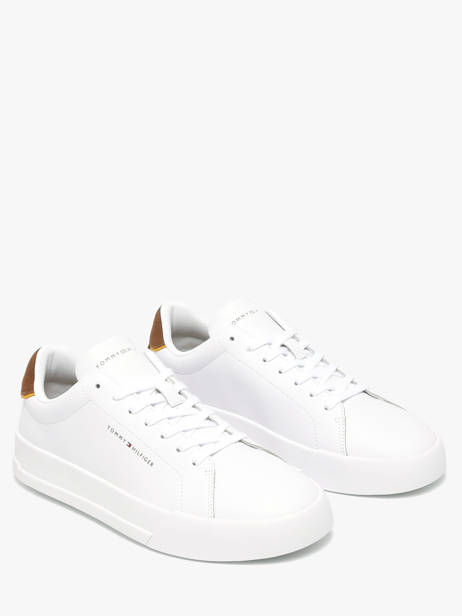 Sneakers En Cuir Tommy hilfiger Blanc men 536702R vue secondaire 1