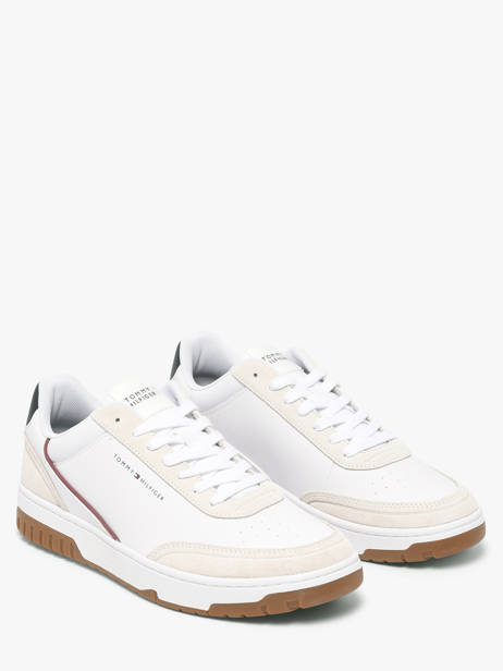 Sneakers En Cuir Tommy hilfiger Blanc men 58810GZ vue secondaire 1