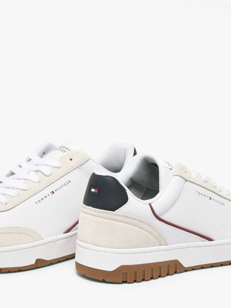 Sneakers En Cuir Tommy hilfiger Blanc men 58810GZ vue secondaire 2