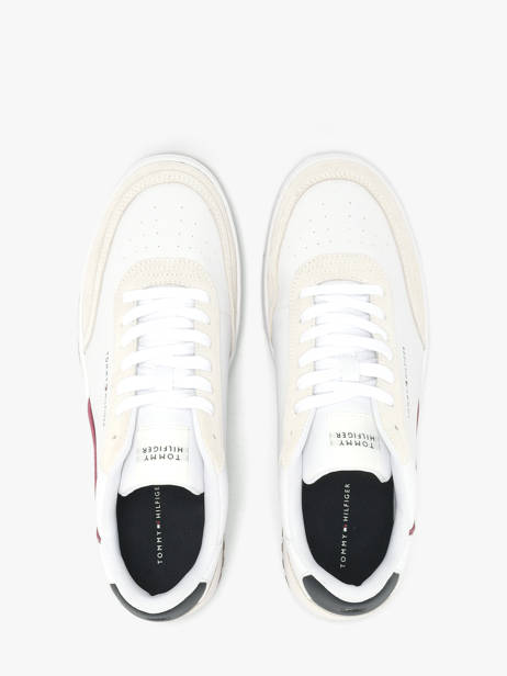 Sneakers En Cuir Tommy hilfiger Blanc men 58810GZ vue secondaire 3