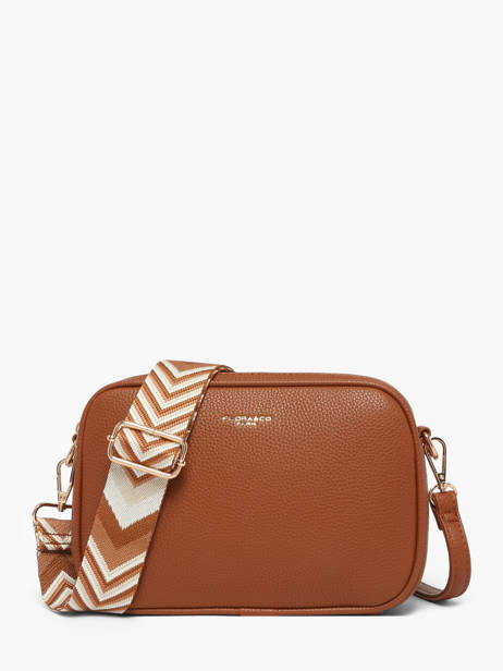 Shoulder Bag Grained Flora & co Brown grained F6967OR