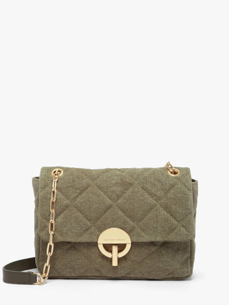 Grand Sac Bandouli�re Moon En Lin Vanessa bruno Vert moon 70V40329