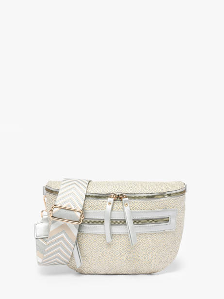 Sac Banane Miniprix Argent sangle Z1009
