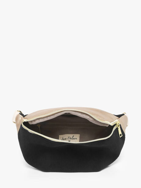 Sac Banane Ines de laure Noir velours 1685186 vue secondaire 1