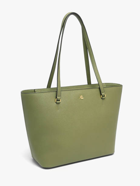Medium Leather Karly Tote Bag Lauren ralph lauren Green karly 31924351 other view 1